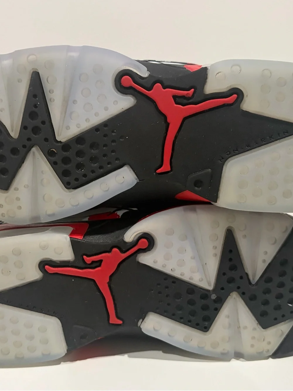 Air Jordan Black and Red High-Top Sneakers